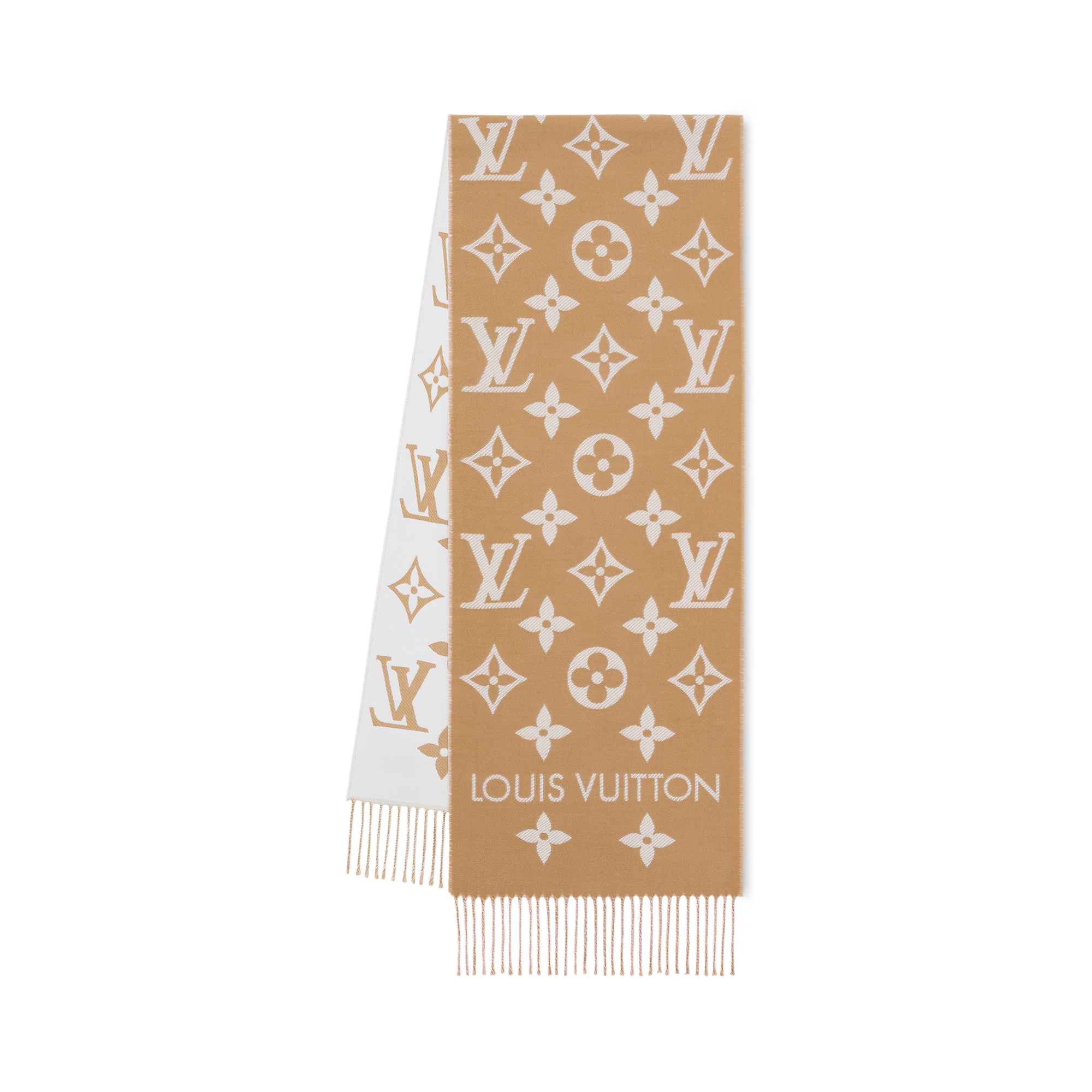 LOUIS VUITTON マフラー M77728 ベージュ LV Essential Scarf S00 - Accessories M77728 | LOUIS VUITTON